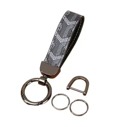Car Keychain with Patterned Strap and Alloy Buckle thumbnail 12