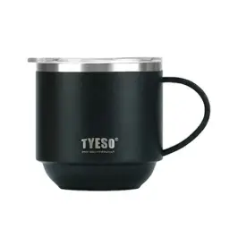 Insulated Coffee Mug with Lid, 330ml, Stainless Steel thumbnail 1