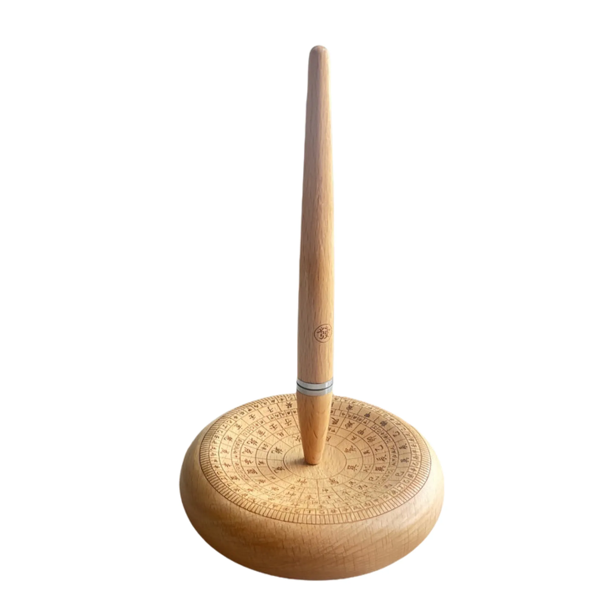 Magnetic Levitation Pen Set with Beech Wood Barrel