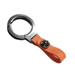 Zinc Alloy Keychain with Suede Key Rope or Key Ring Buckle thumbnail 7