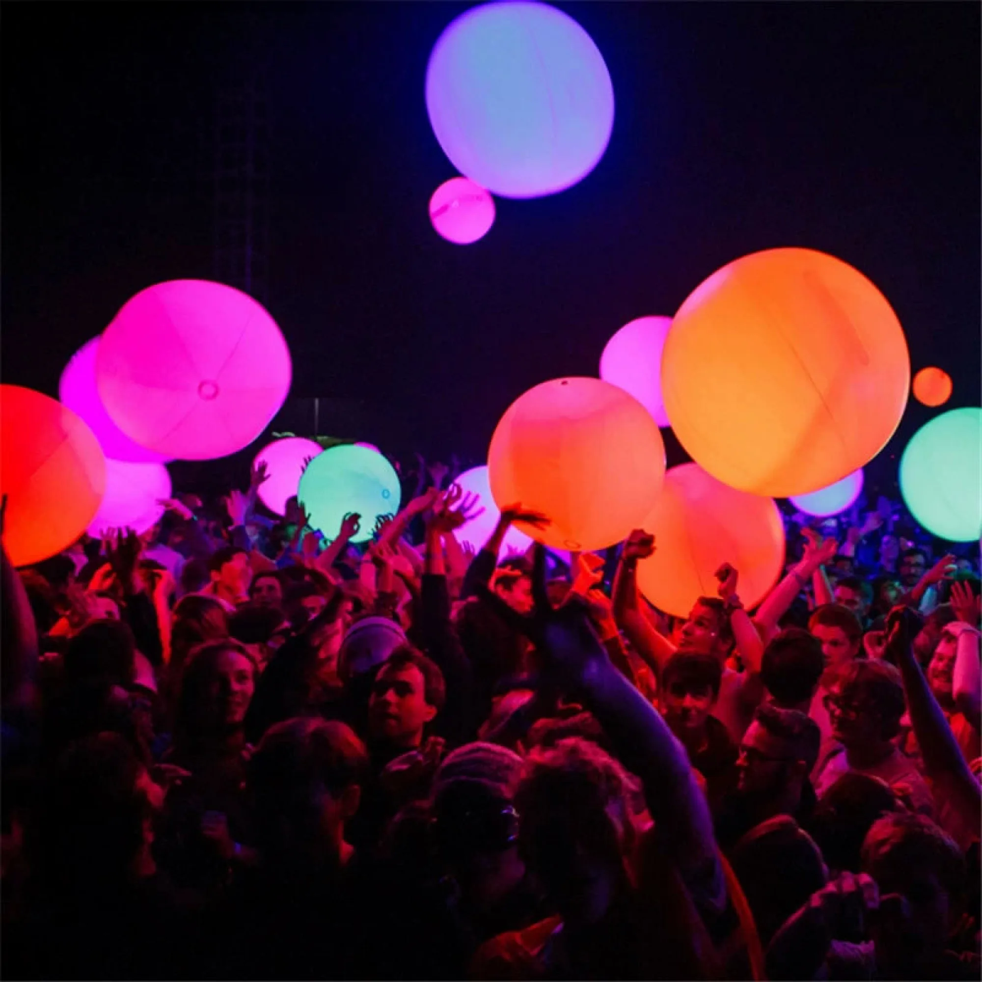 Inflatable LED Light Ball with Remote Control and Multiple Sizes