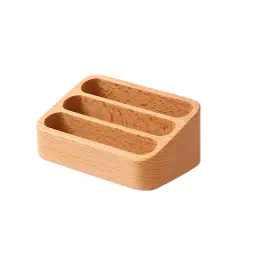 Wooden Business Card Holder with 2/3/4 Compartments thumbnail 5