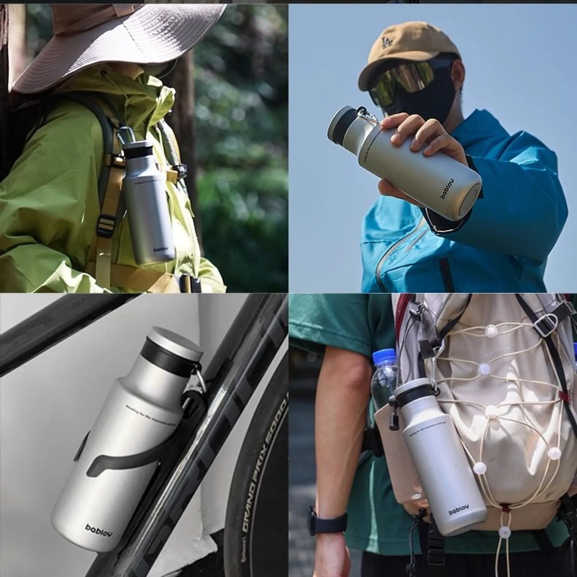 BABLOV 6852 Insulated Sports Water Bottle with Screw Cap thumbnail 3