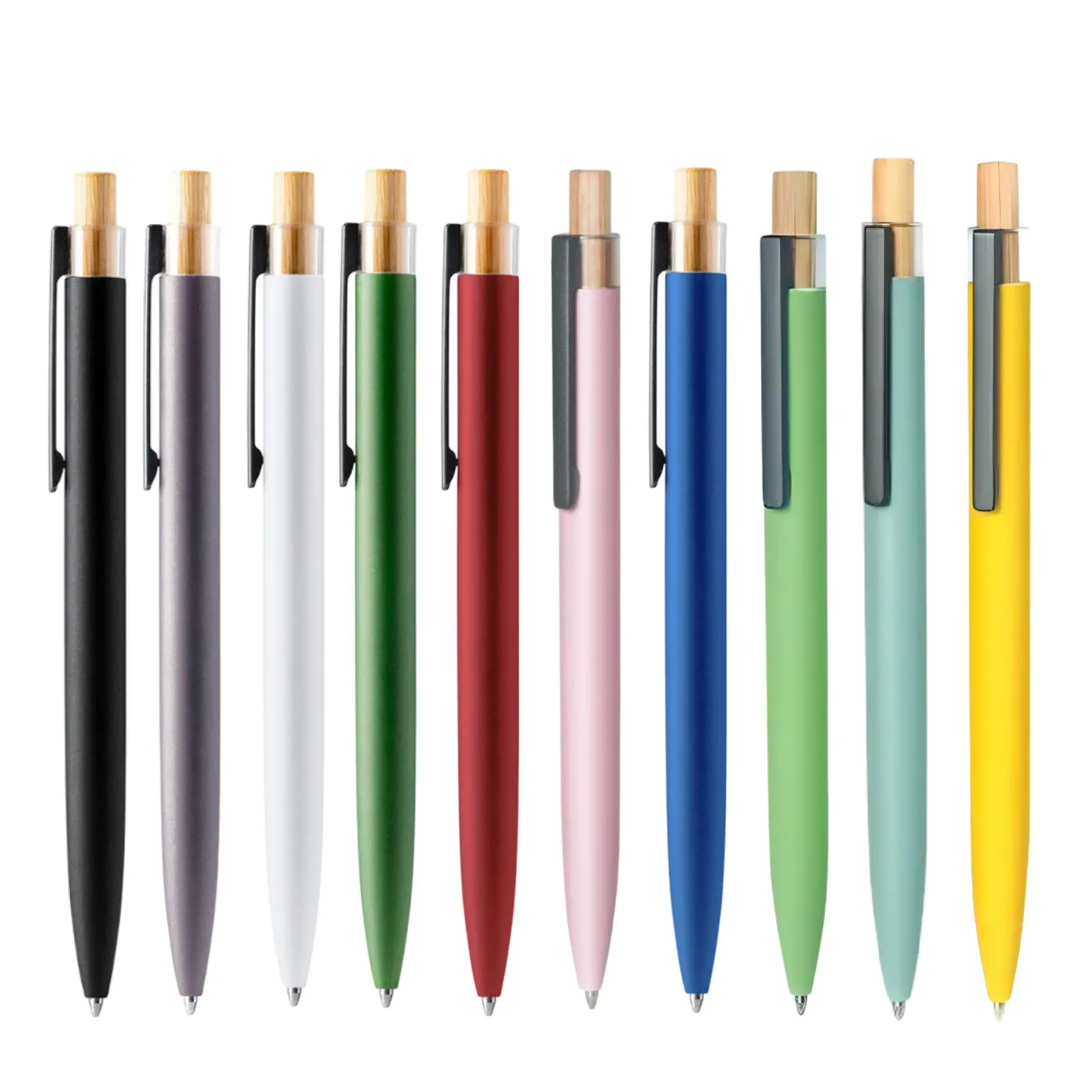 Recycled Aluminum and Bamboo Gel Pen