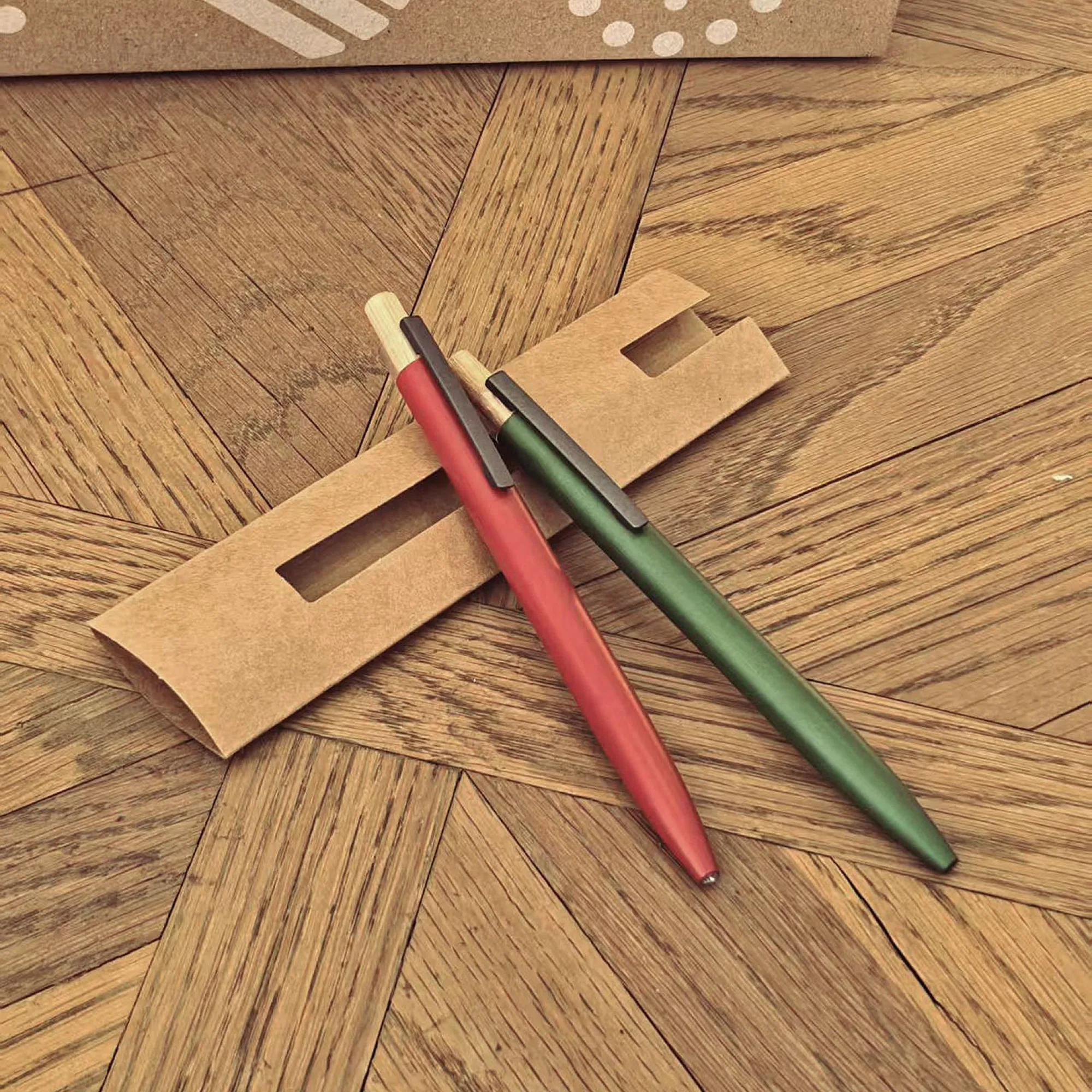 Recycled Aluminum and Bamboo Gel Pen thumbnail 3