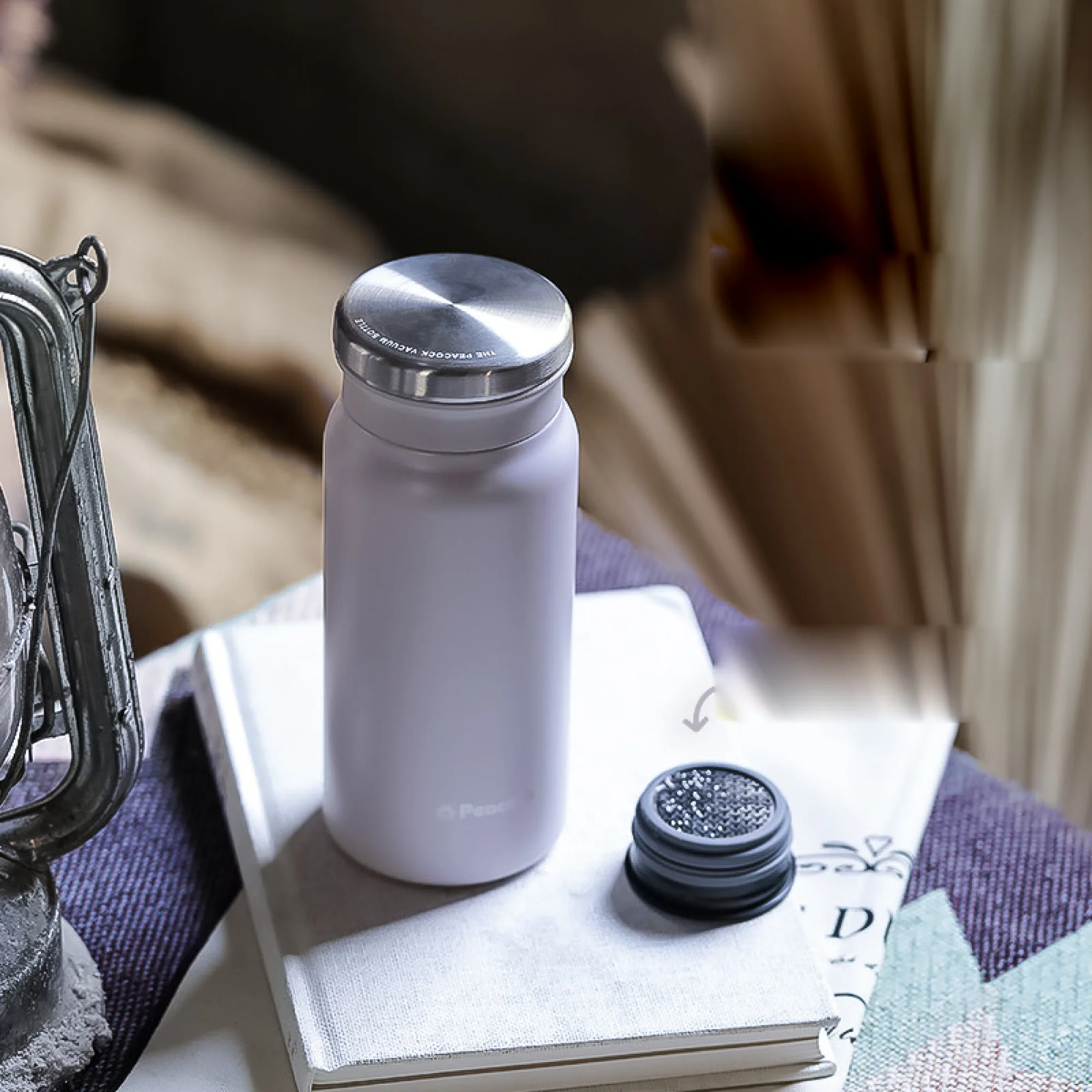 Peacock DVZ-40 400ml Stainless Steel Insulated Coffee Cup with Tea Infuser thumbnail 20