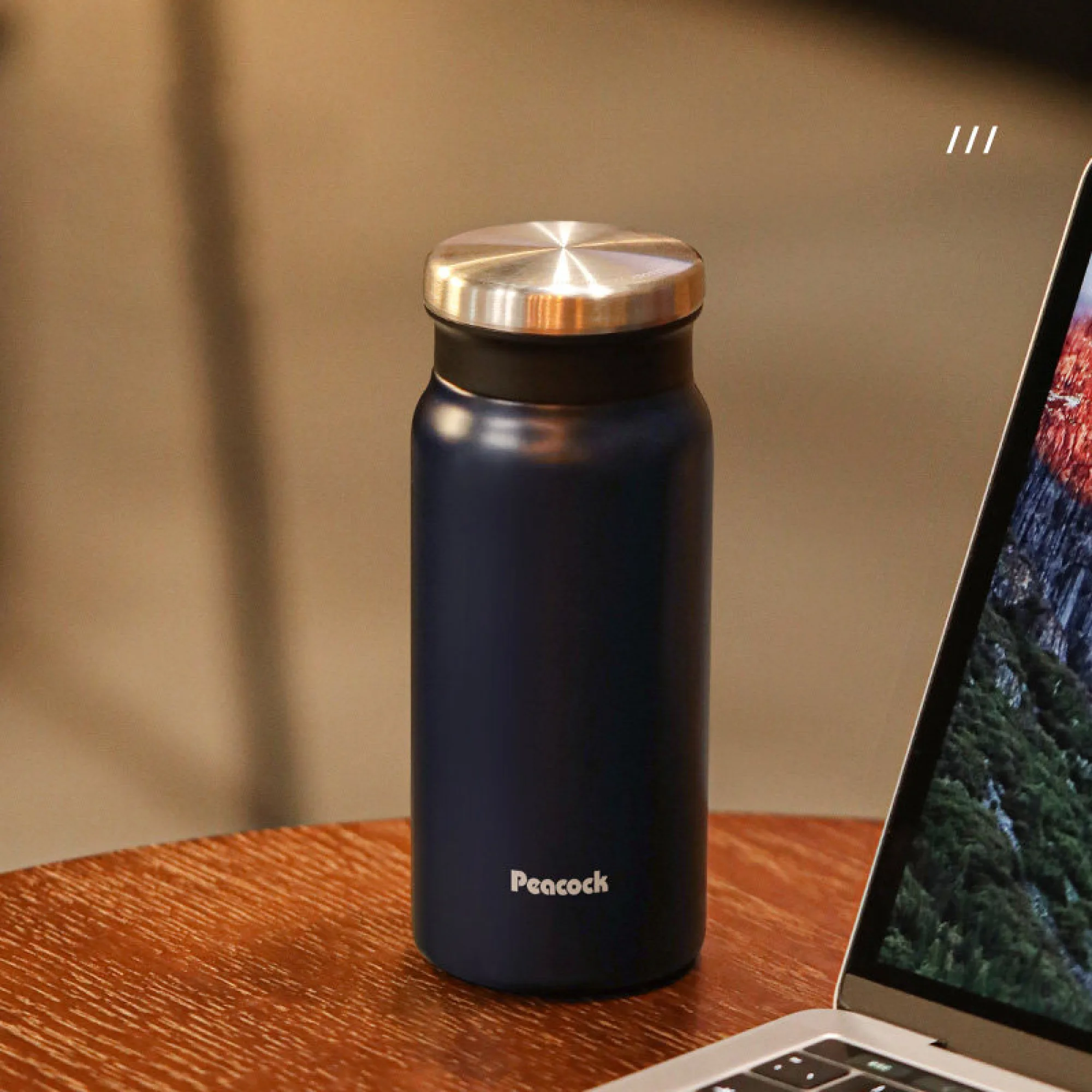 Peacock DVZ-40 400ml Stainless Steel Insulated Coffee Cup with Tea Infuser thumbnail 15