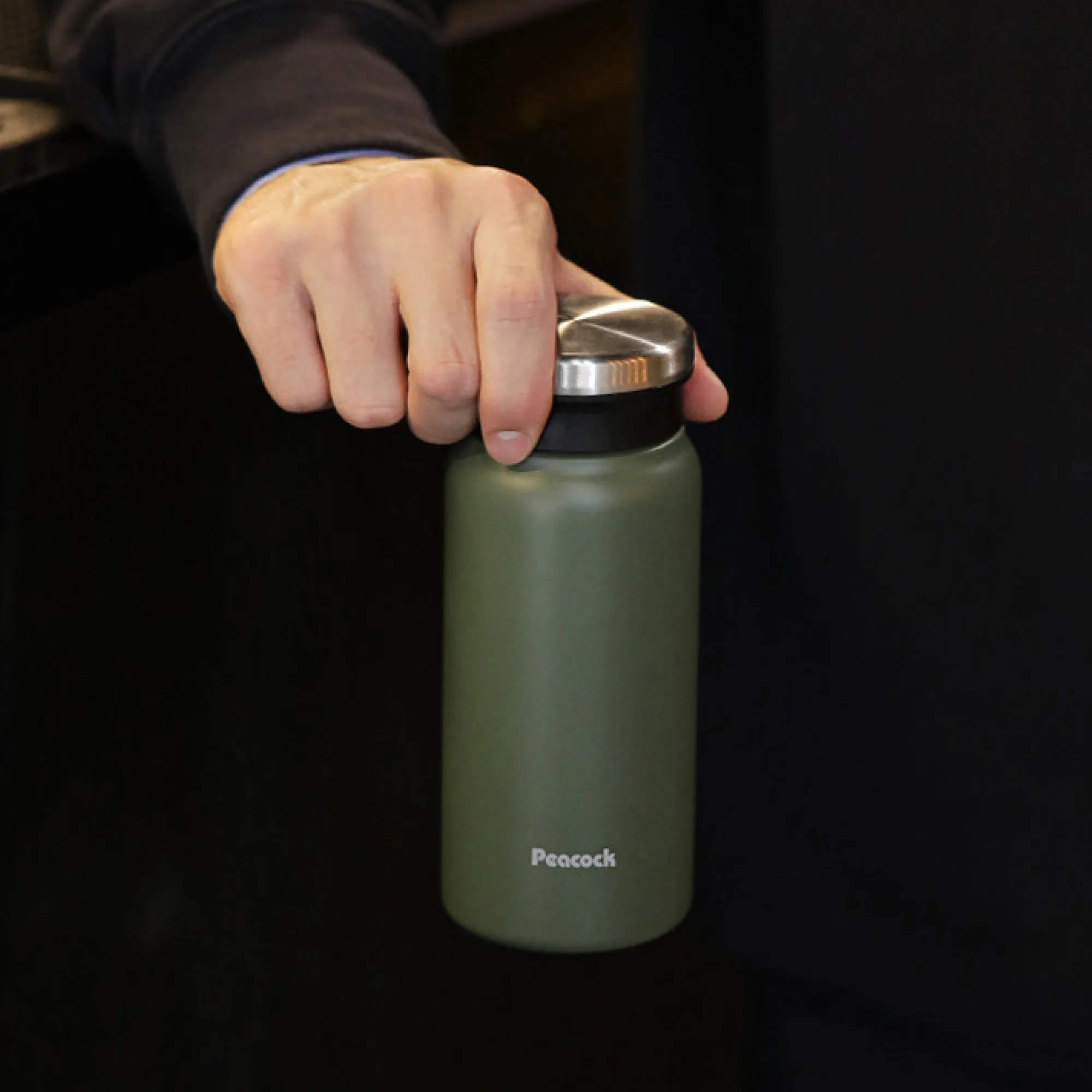Peacock DVZ-40 400ml Stainless Steel Insulated Coffee Cup with Tea Infuser thumbnail 6