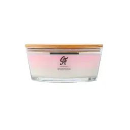 Boat-Shaped Glass Aromatherapy Candle with Wooden Wick thumbnail 8