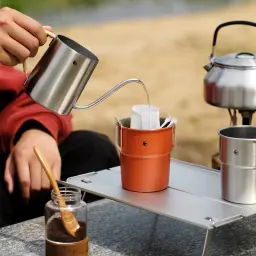 TSUBAME Portable Stainless Steel Travel Coffee Cup with Lid, 320ml and 400ml thumbnail 3