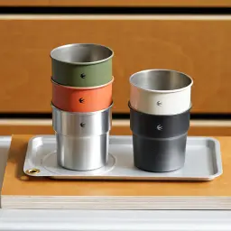 TSUBAME Portable Stainless Steel Travel Coffee Cup with Lid, 320ml and 400ml thumbnail 2