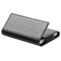 Cowhide Leather Business Card Holder thumbnail 4