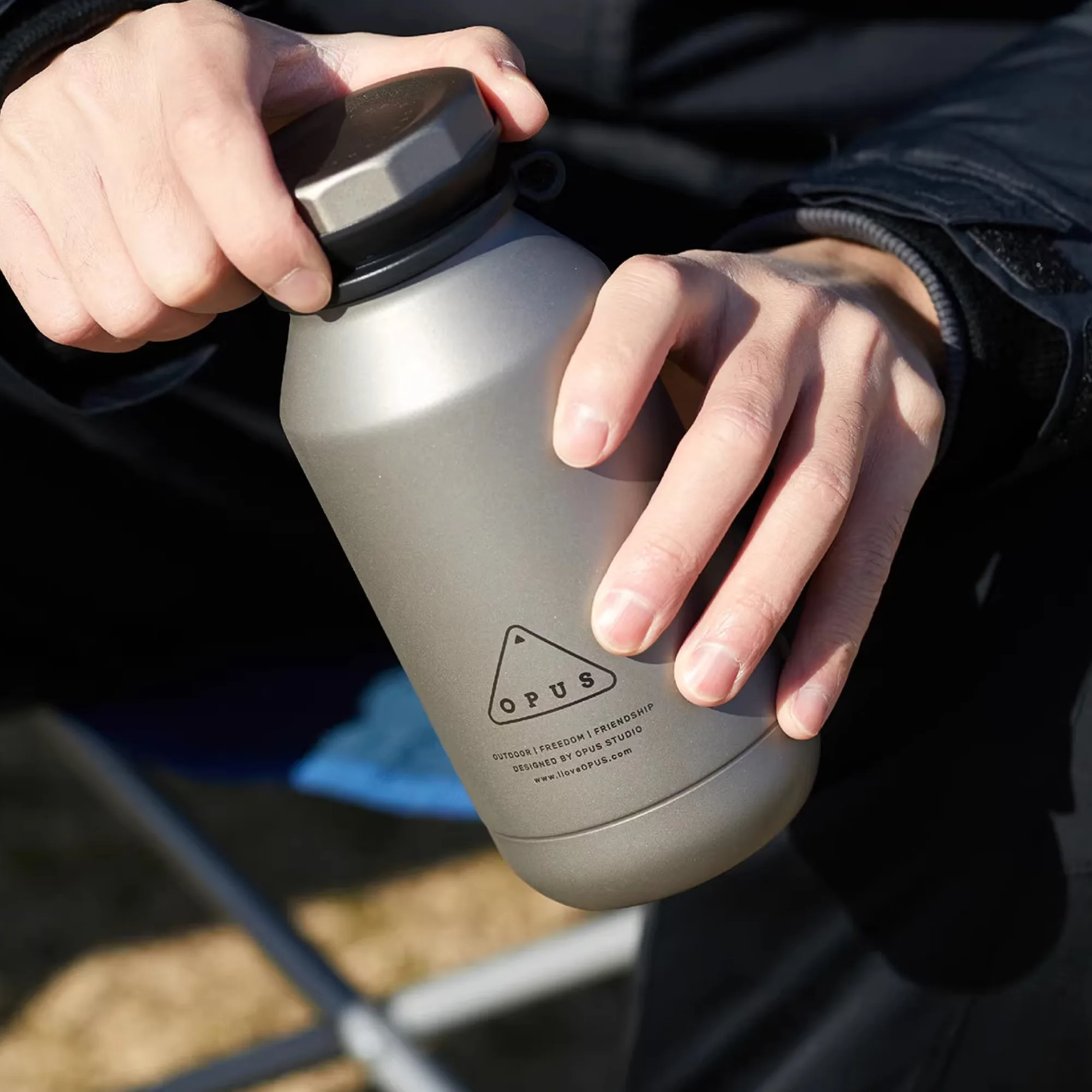 OPUS Pure Titanium Insulated Travel Mug with Tea Filter, 420mL thumbnail 12