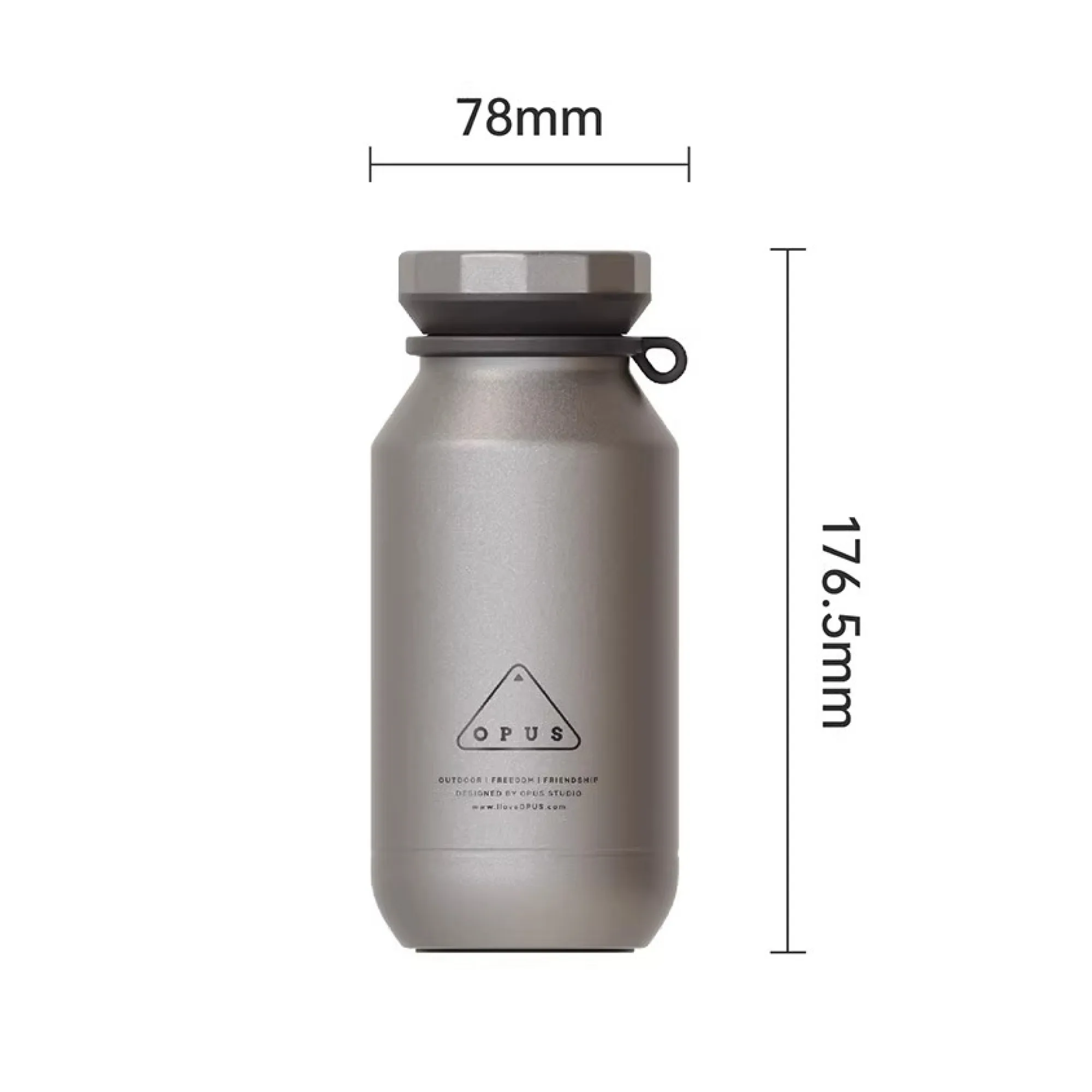 OPUS Pure Titanium Insulated Travel Mug with Tea Filter, 420mL thumbnail 15