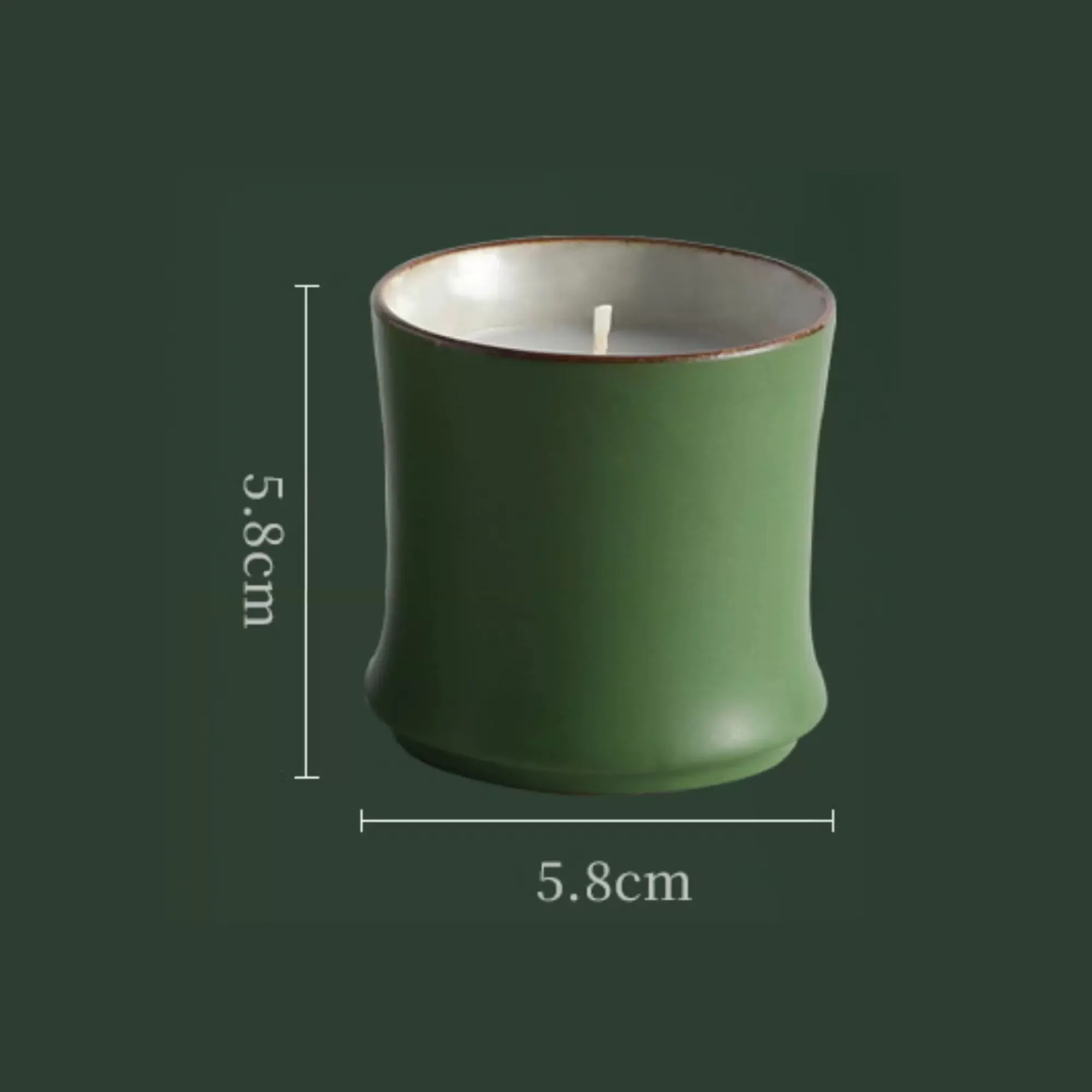 Bamboo-Inspired Ceramic Scented Candle Gift Set thumbnail 6
