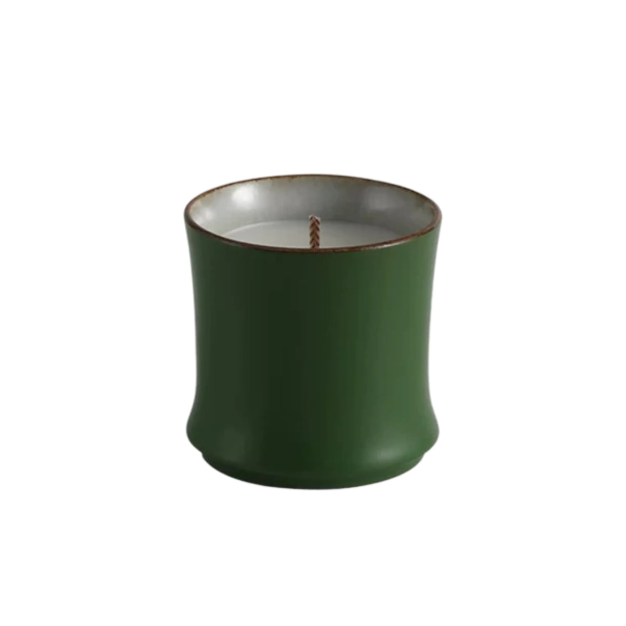 Bamboo-Inspired Ceramic Scented Candle Gift Set