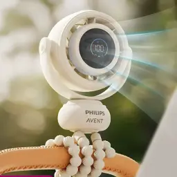 Philips Avent Octopus Portable Rechargeable Fan with Oscillation thumbnail 2