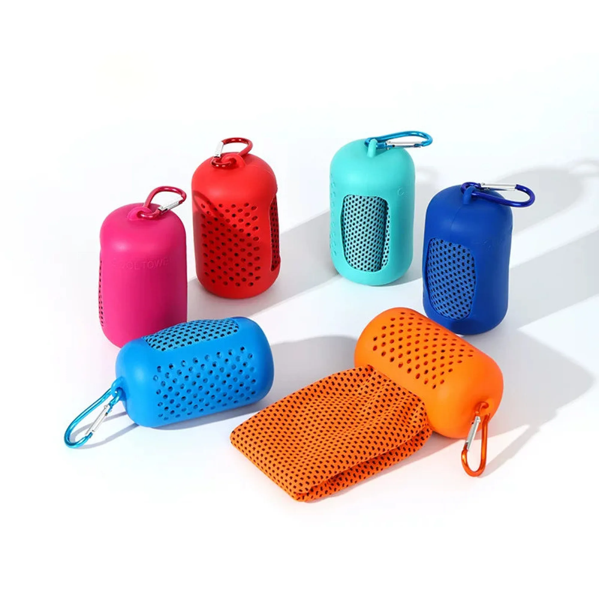 Cooling Sports Towel with Optional Silicone Storage Case