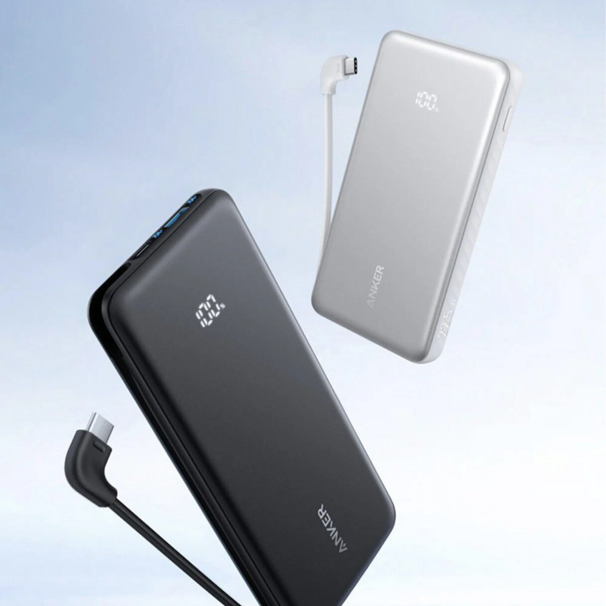 Anker Power Bank with Built-in Type-C Cable