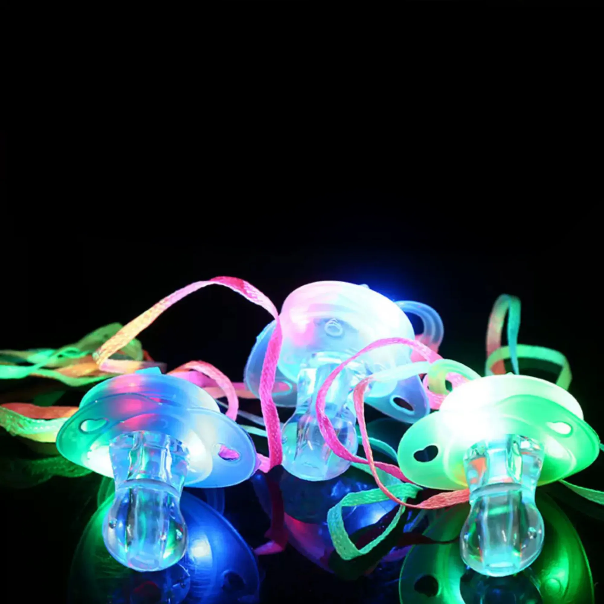 LED Luminous Pacifier and Whistle Party Favors thumbnail 5