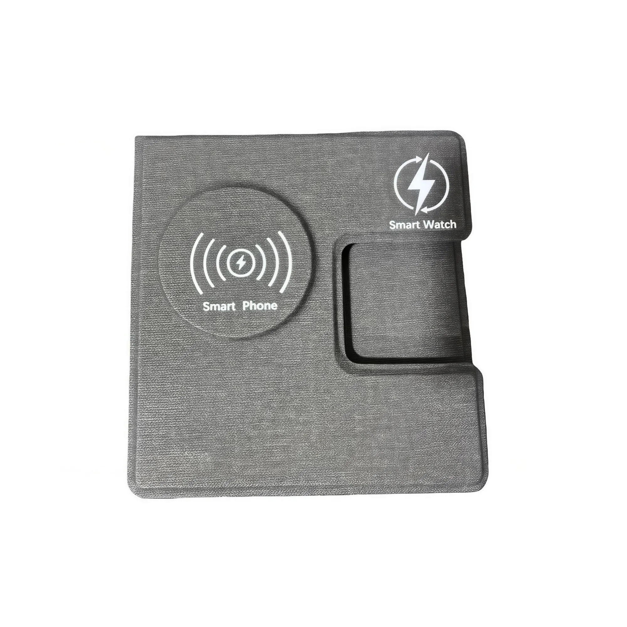 PU Leather 3-in-1 Wireless Charging Stand thumbnail 3