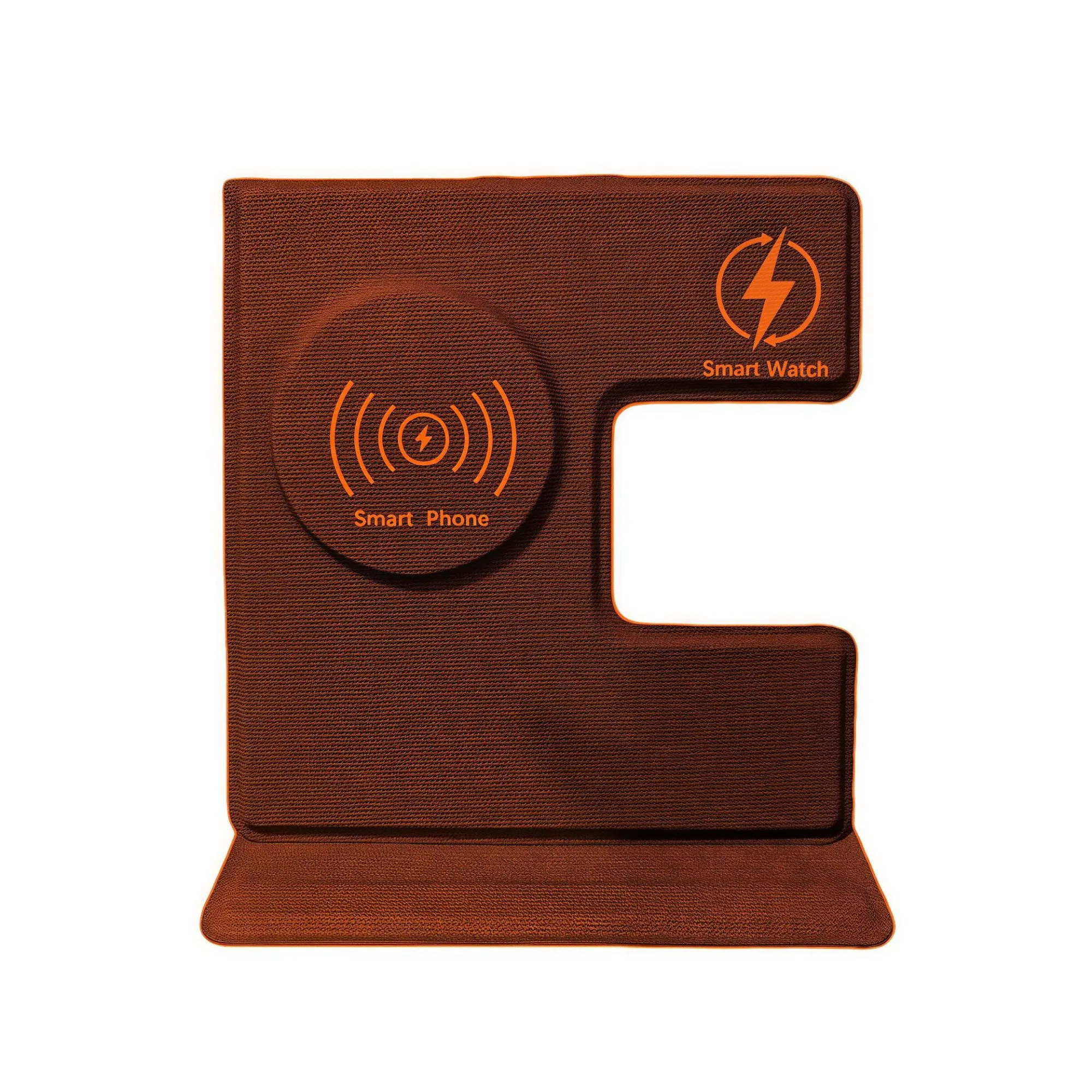 PU Leather 3-in-1 Wireless Charging Stand thumbnail 6