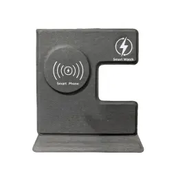 PU Leather 3-in-1 Wireless Charging Stand thumbnail 7