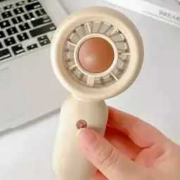 Handheld and Desktop Mini Fan with Three-Speed Control thumbnail 4