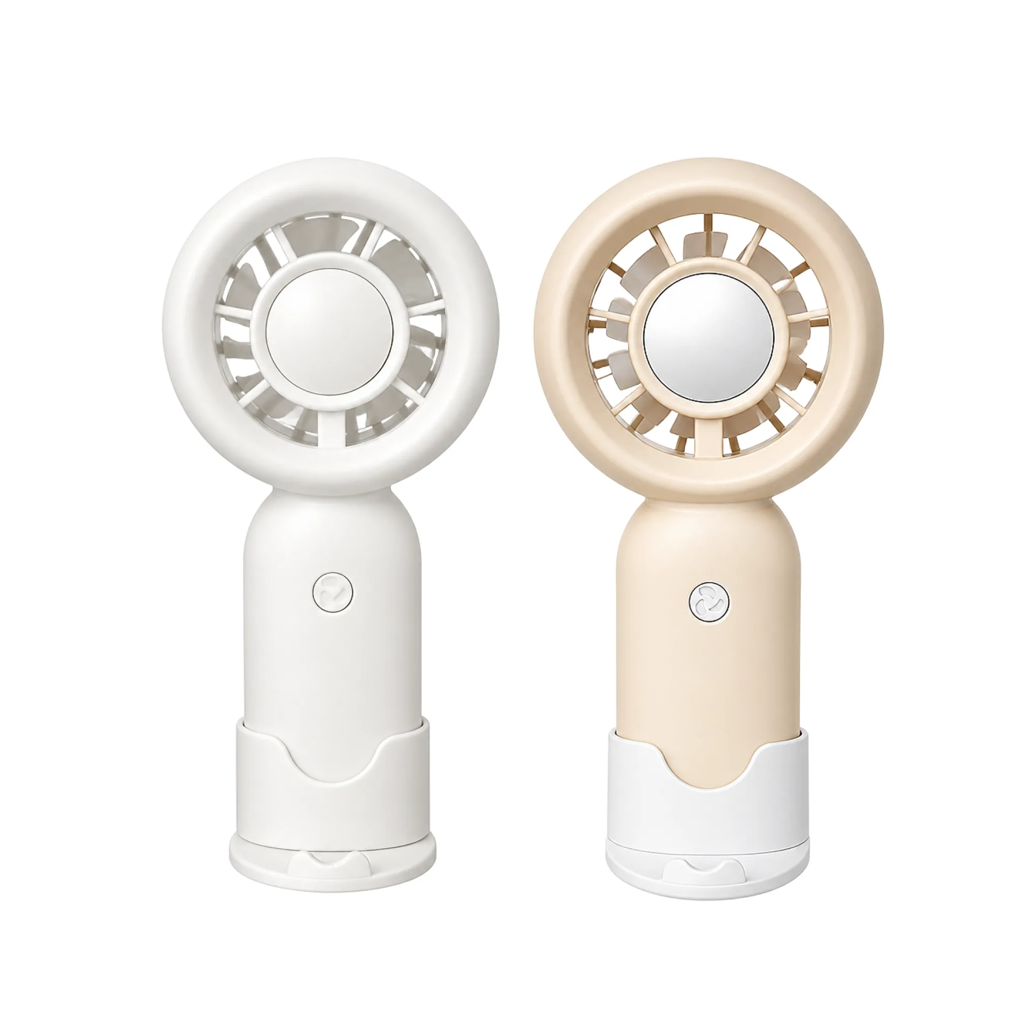Handheld and Desktop Mini Fan with Three-Speed Control