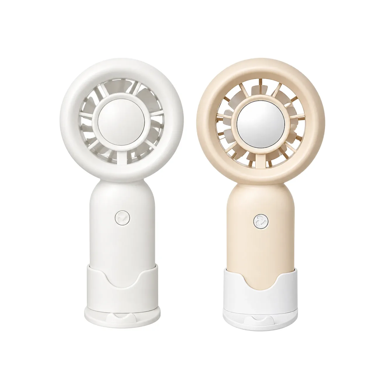 Handheld and Desktop Mini Fan with Three-Speed Control
