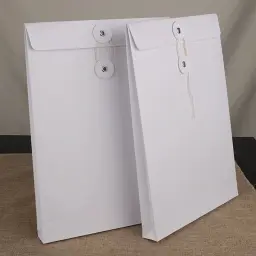 Document Envelope with String-and-Button Closure thumbnail 3