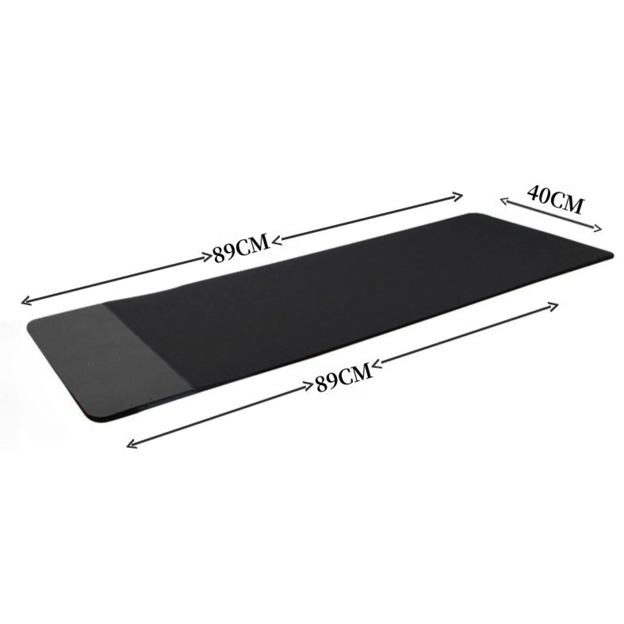 15W Wireless Charging Rubber Mouse Pad thumbnail 3