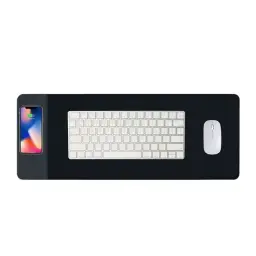 15W Wireless Charging Rubber Mouse Pad thumbnail 1