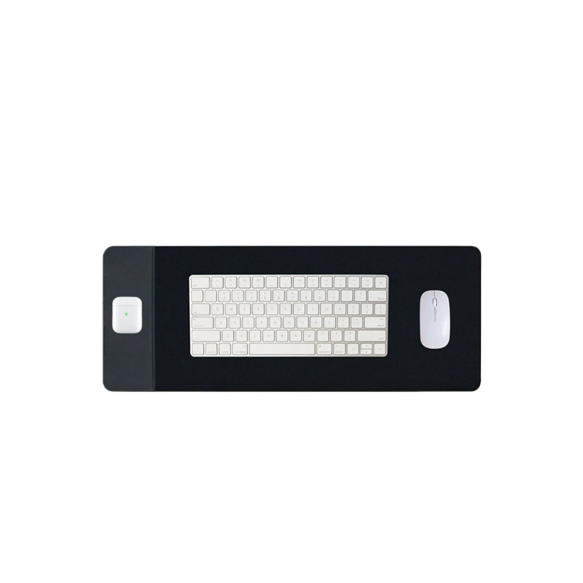 15W Wireless Charging Rubber Mouse Pad thumbnail 4