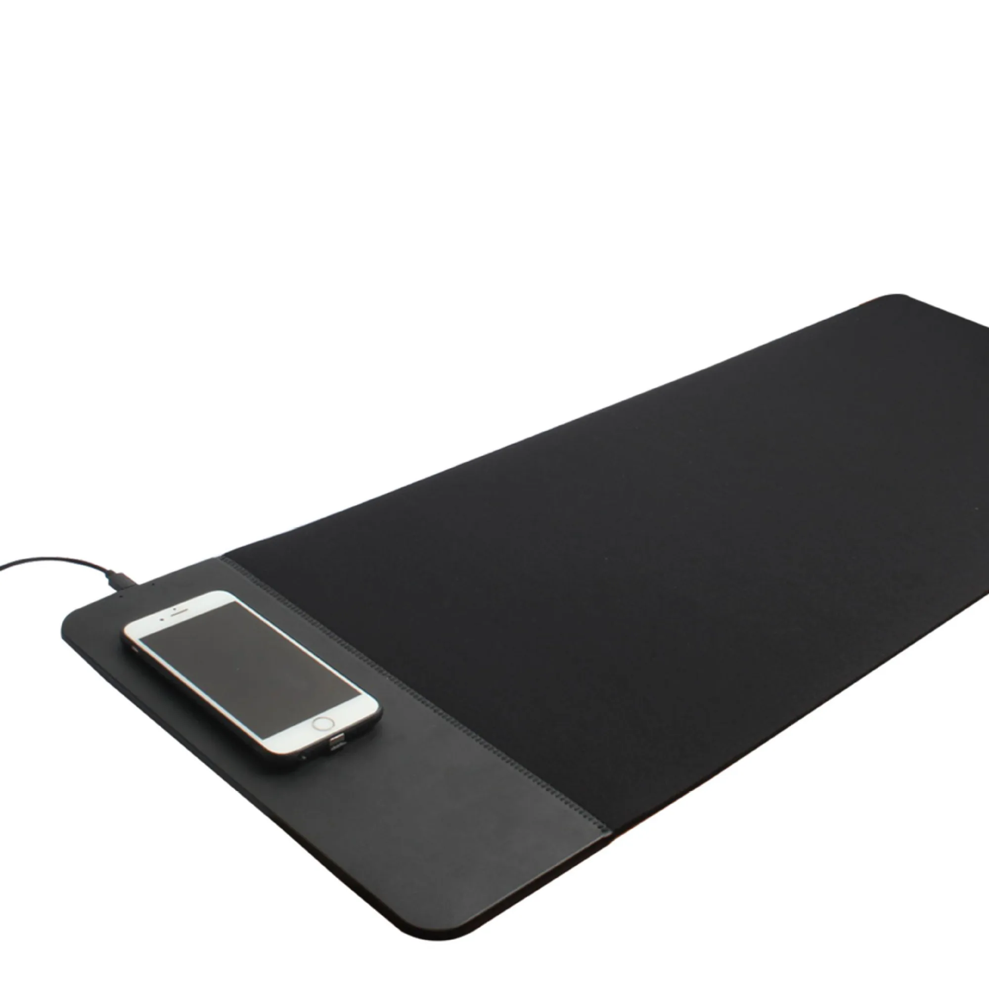 15W Wireless Charging Rubber Mouse Pad thumbnail 5