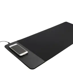 15W Wireless Charging Rubber Mouse Pad thumbnail 5