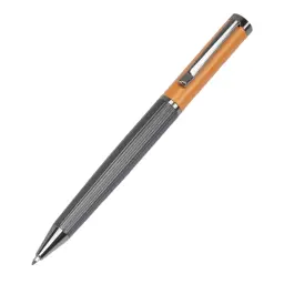 Metal Ballpoint Pen with Twist Mechanism and Frosted Finish thumbnail 8