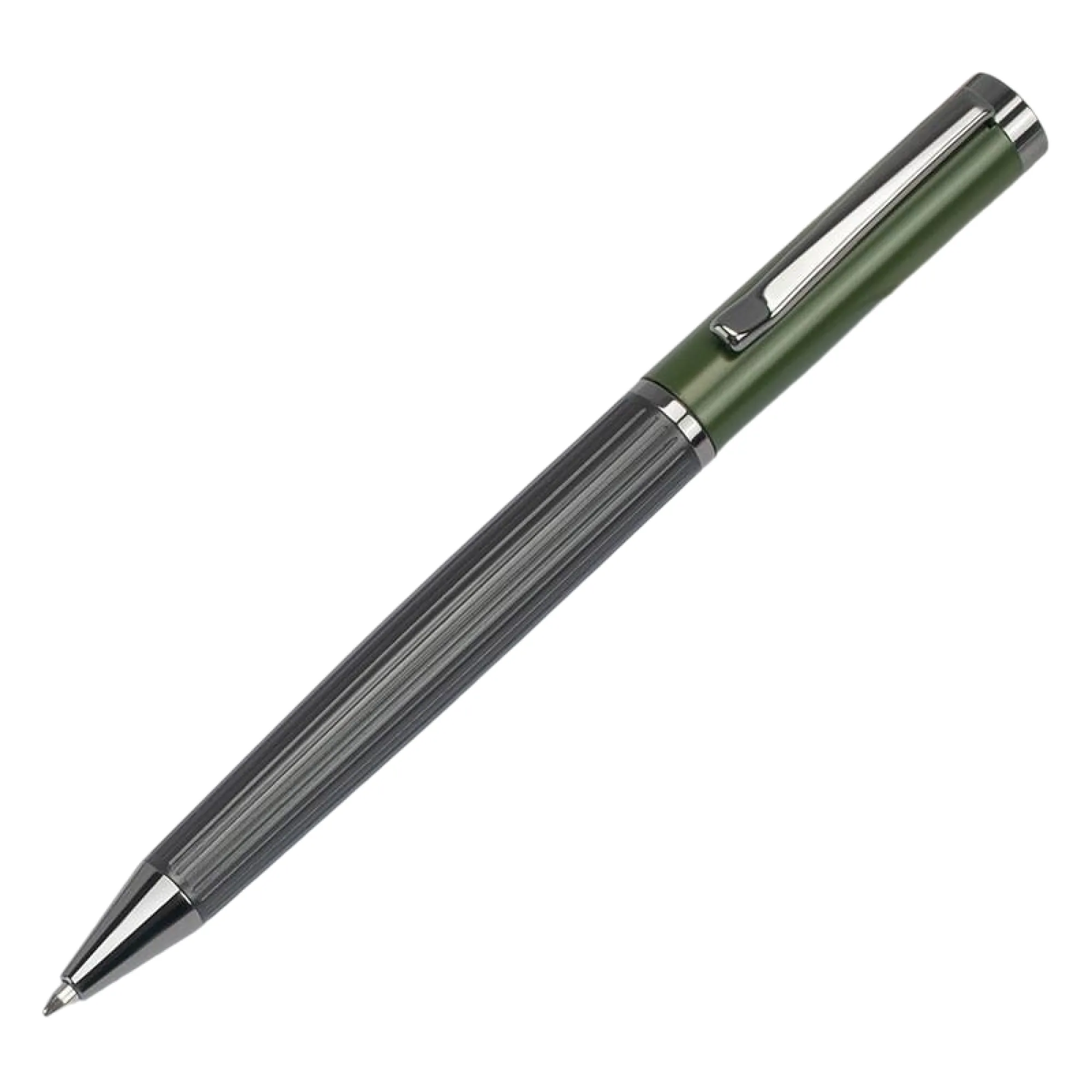 Metal Ballpoint Pen with Twist Mechanism and Frosted Finish thumbnail 9