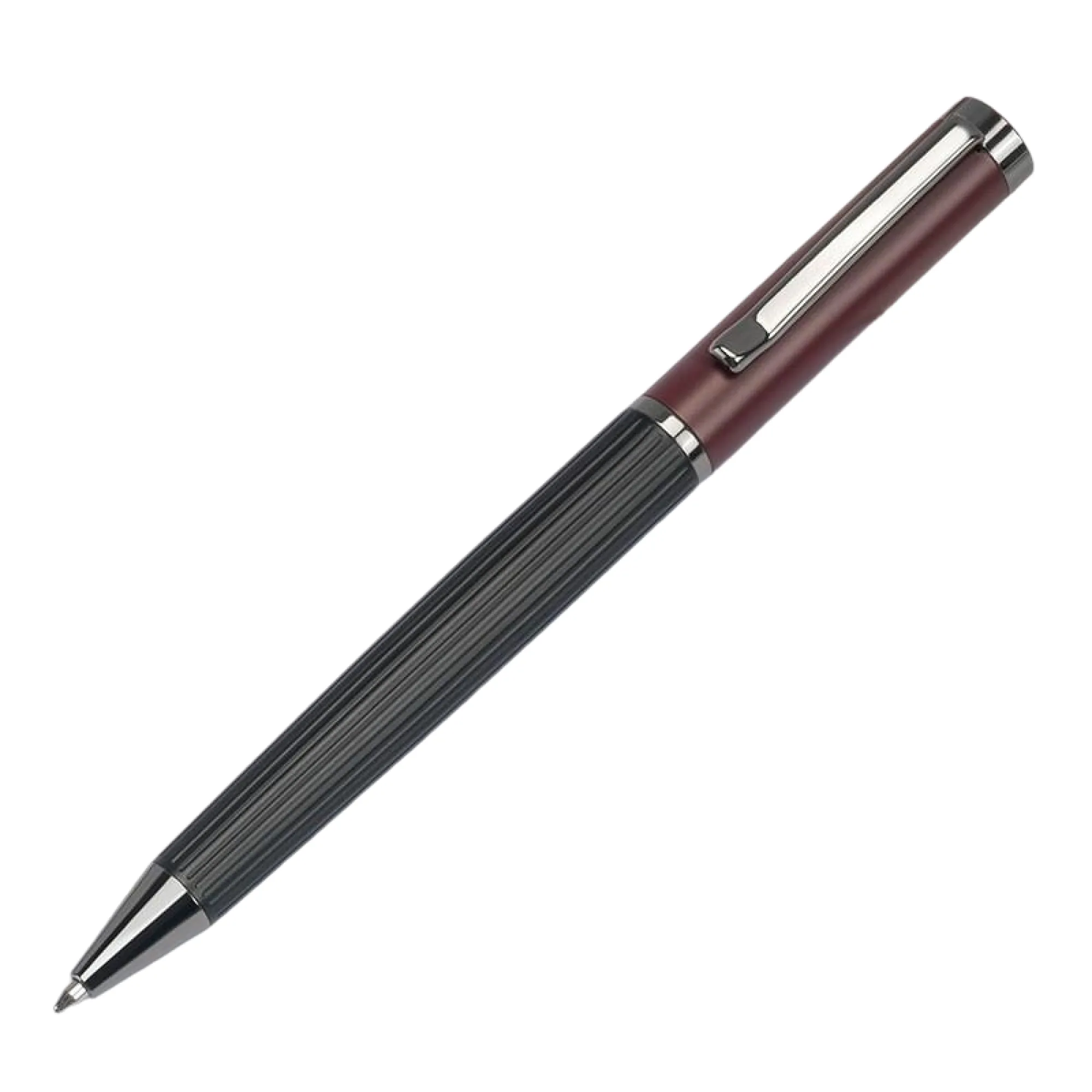 Metal Ballpoint Pen with Twist Mechanism and Frosted Finish thumbnail 6