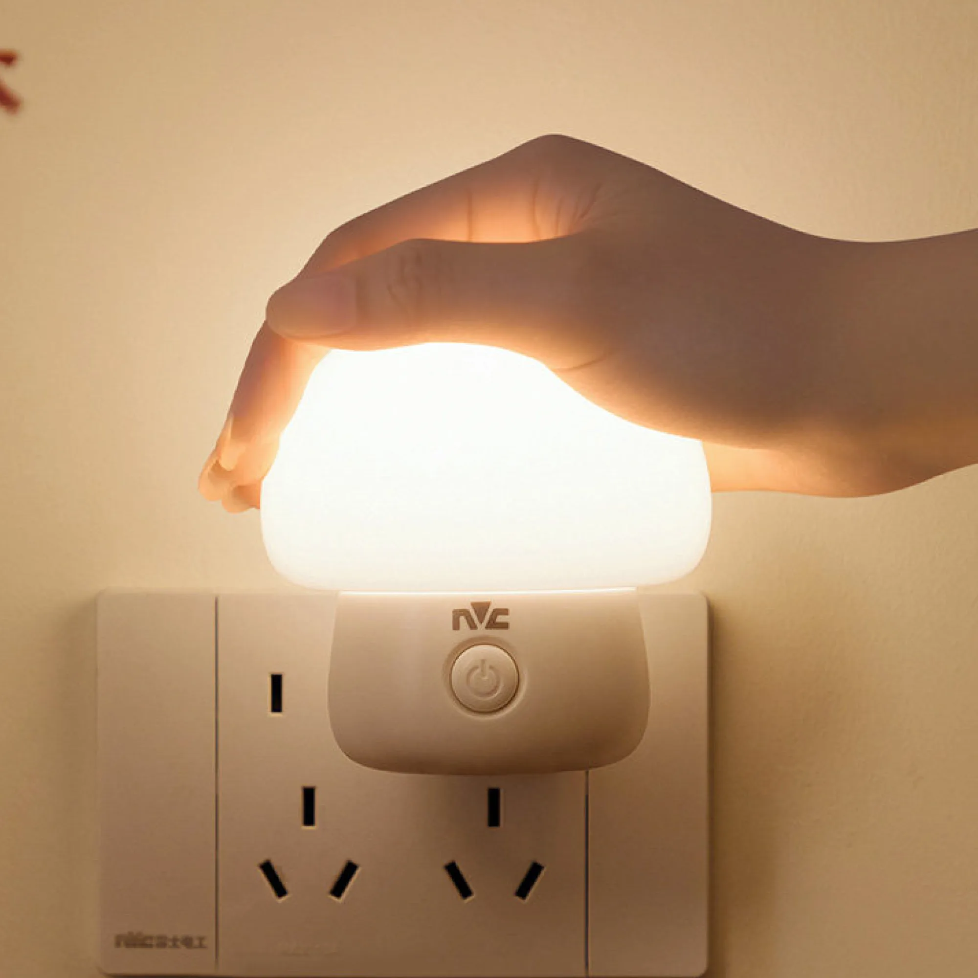 LED Night Light with Switch and Remote Control Options
