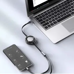Retractable Multi-Connector Charging Cables with Type-C/USB Input and Lightning/Type-C Output thumbnail 5