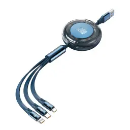 Retractable Multi-Connector Charging Cables with Type-C/USB Input and Lightning/Type-C Output thumbnail 10