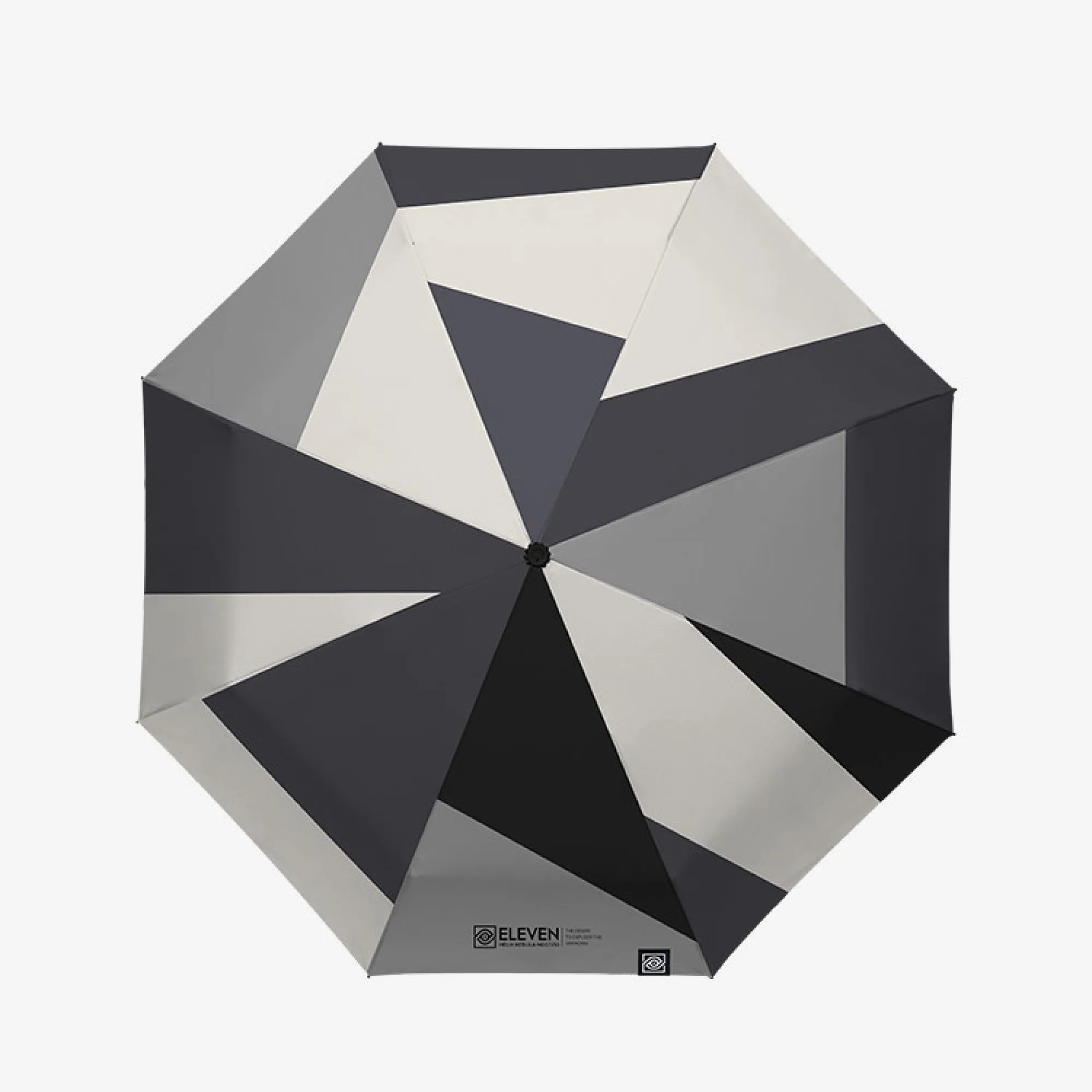 Three-Fold Fully Automatic Sun and Rain Umbrella with Black Glue Coating thumbnail 5