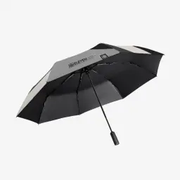Three-Fold Fully Automatic Sun and Rain Umbrella with Black Glue Coating thumbnail 4