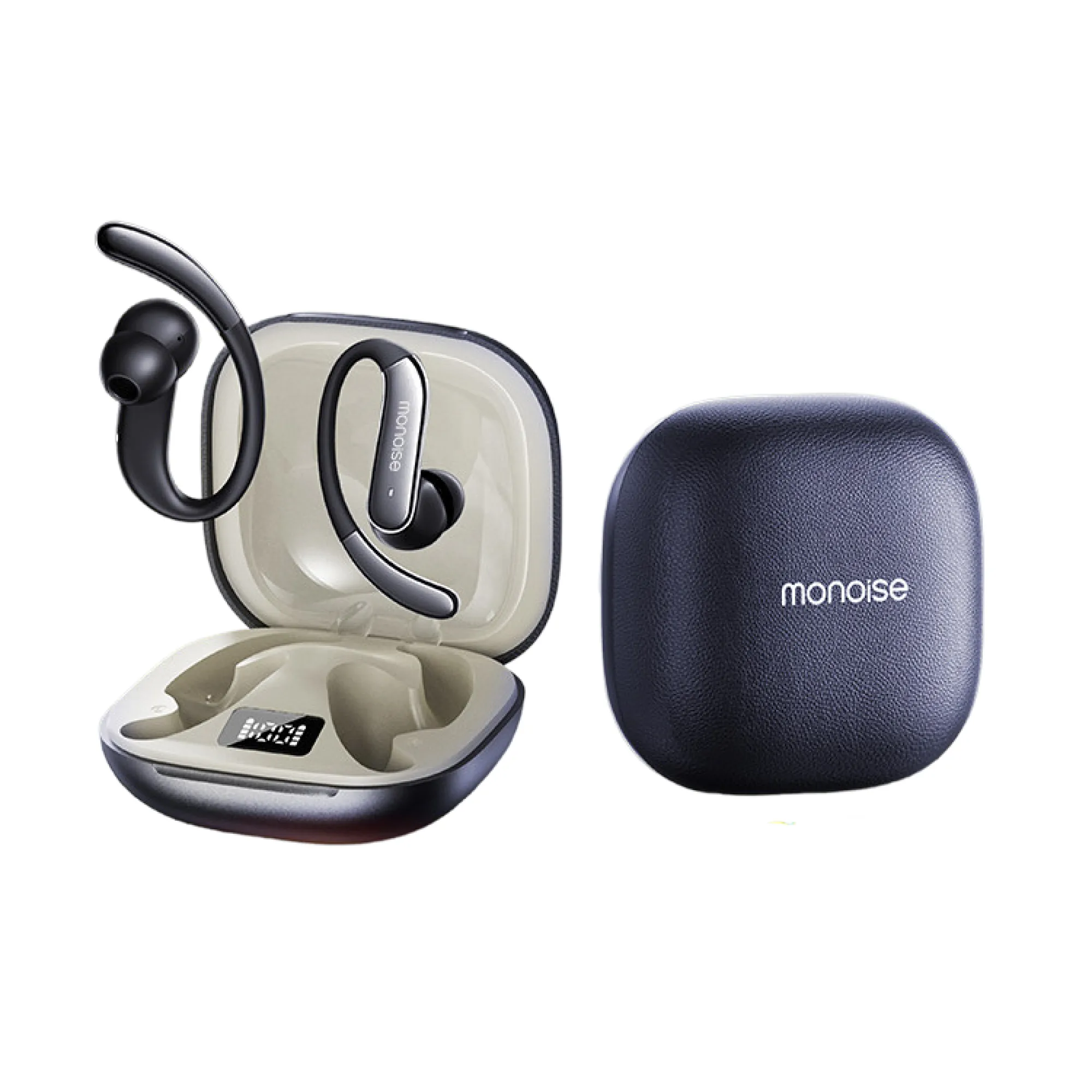 MONOISE Q16 Open-Ear Bluetooth Earphones with Active Noise Cancellation