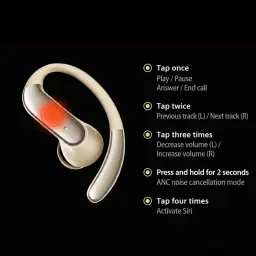 MONOISE Q16 Open-Ear Bluetooth Earphones with Active Noise Cancellation thumbnail 6
