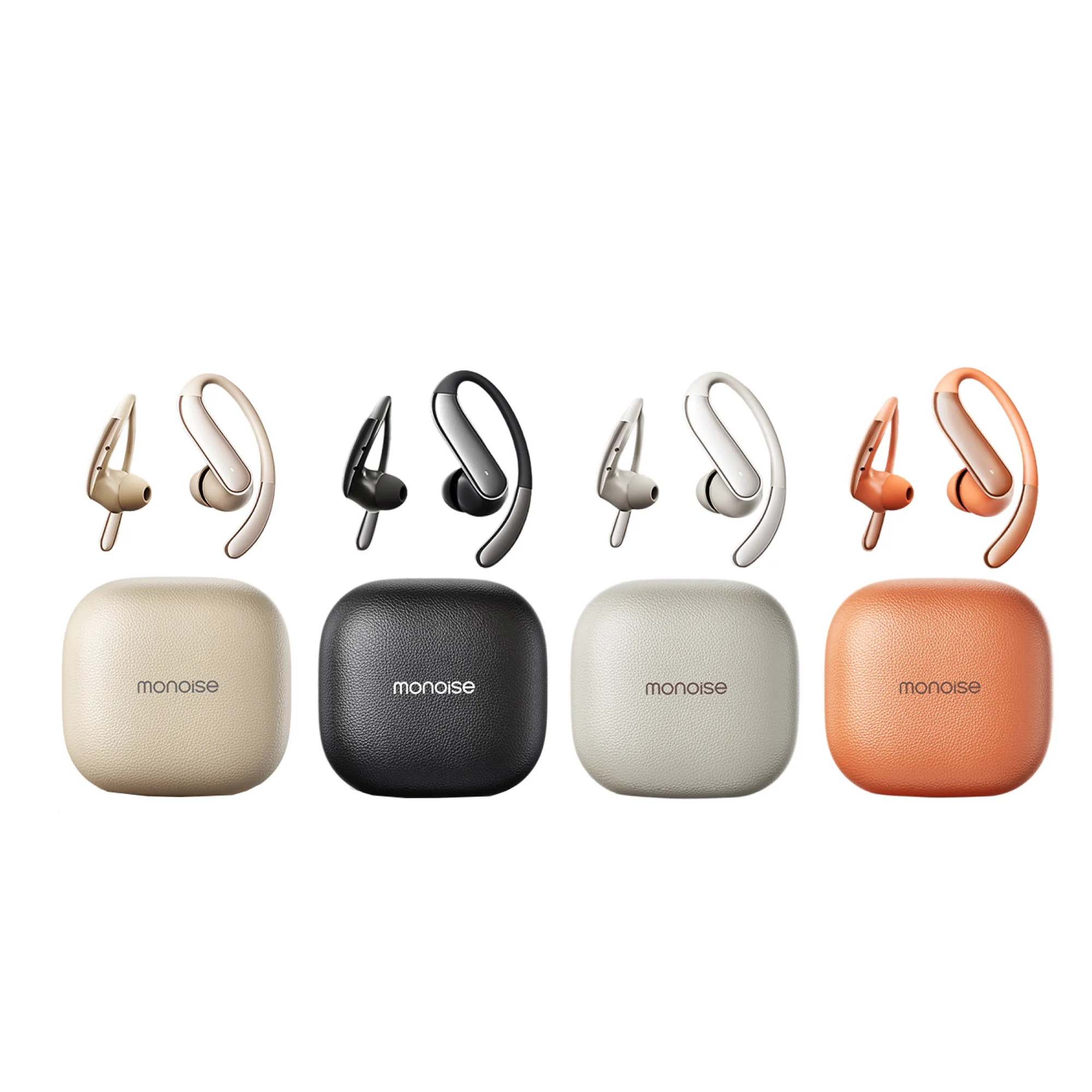 MONOISE Q16 Open-Ear Bluetooth Earphones with Active Noise Cancellation
