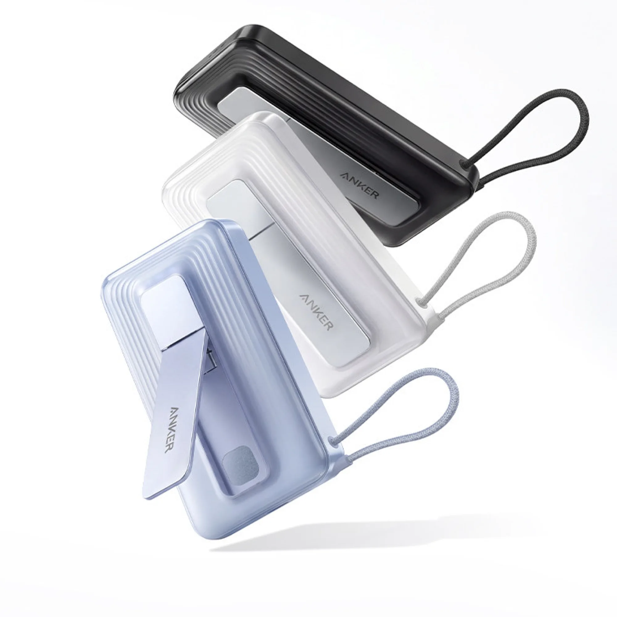 Anker Zolo Smart Shield 10000mAh 45W Power Bank with Built-in Cable and Stand