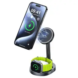 Wireless Charging Stand with Magnetic Desktop Mount thumbnail 7