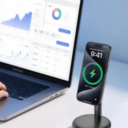 Wireless Charging Stand with Magnetic Desktop Mount thumbnail 3